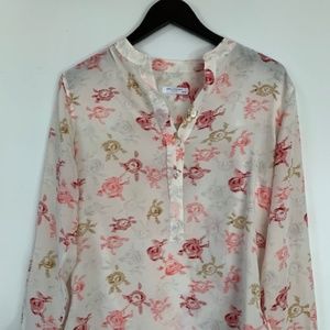 Equipment XS Spring Floral Blouse